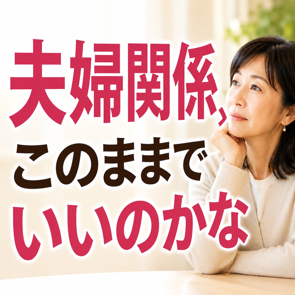 誰にも言えない夫婦関係の悩み。お話をお聞きします 離婚か、このままか。あなたの本当の気持ちを整理しませんか イメージ1