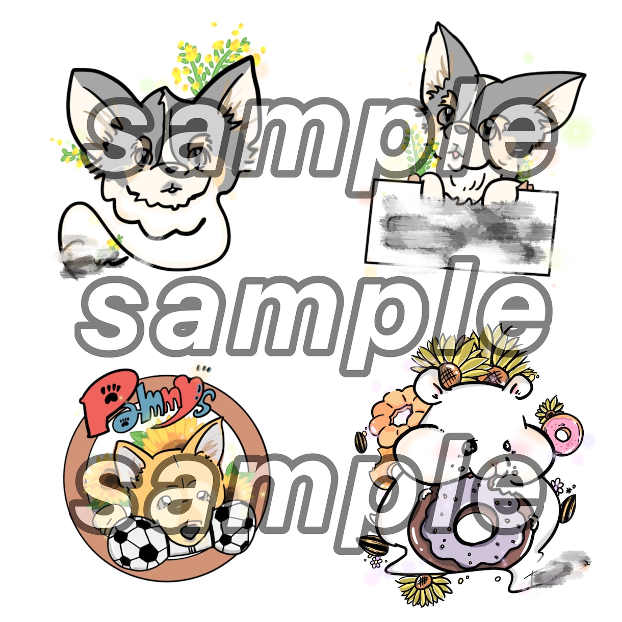 アイコン作成、イラスト作成承ります シンプルでおしゃれなあなただけのイラストをお作り致します！ イメージ5