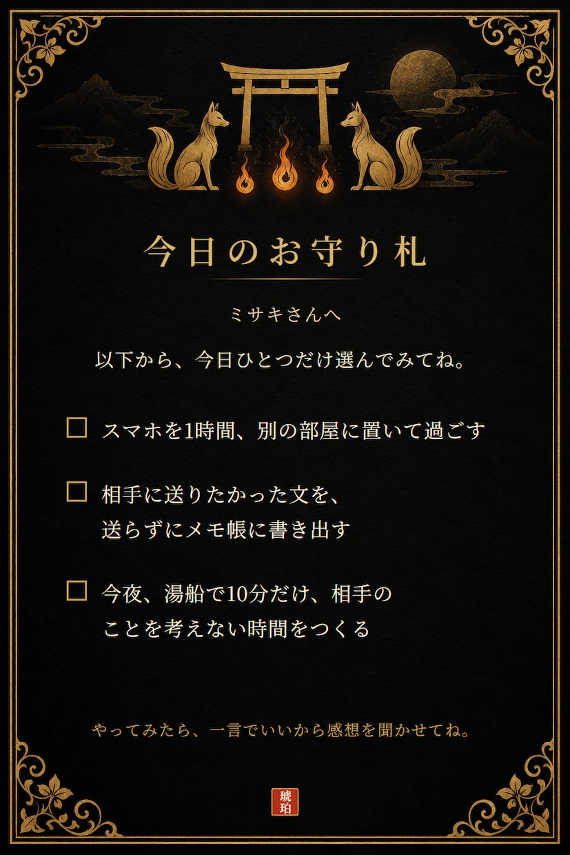辛口｜あの人の本音をタロットと数秘で視ます 片思い・復縁・連絡が来ない｜先着20名1,000円 イメージ5
