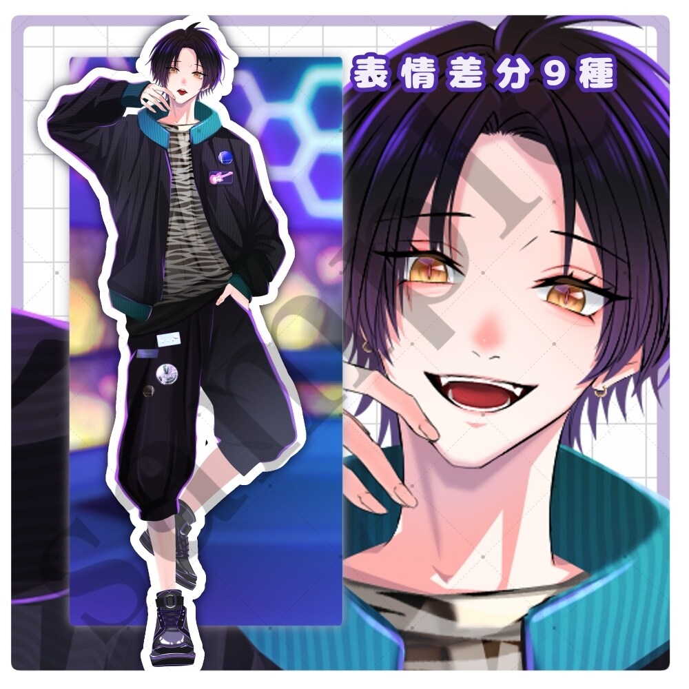 No.160【標準＋表情差分9種】販売します TRPG／ゲーム／IRIAM／動画配信等にどうぞ イメージ1