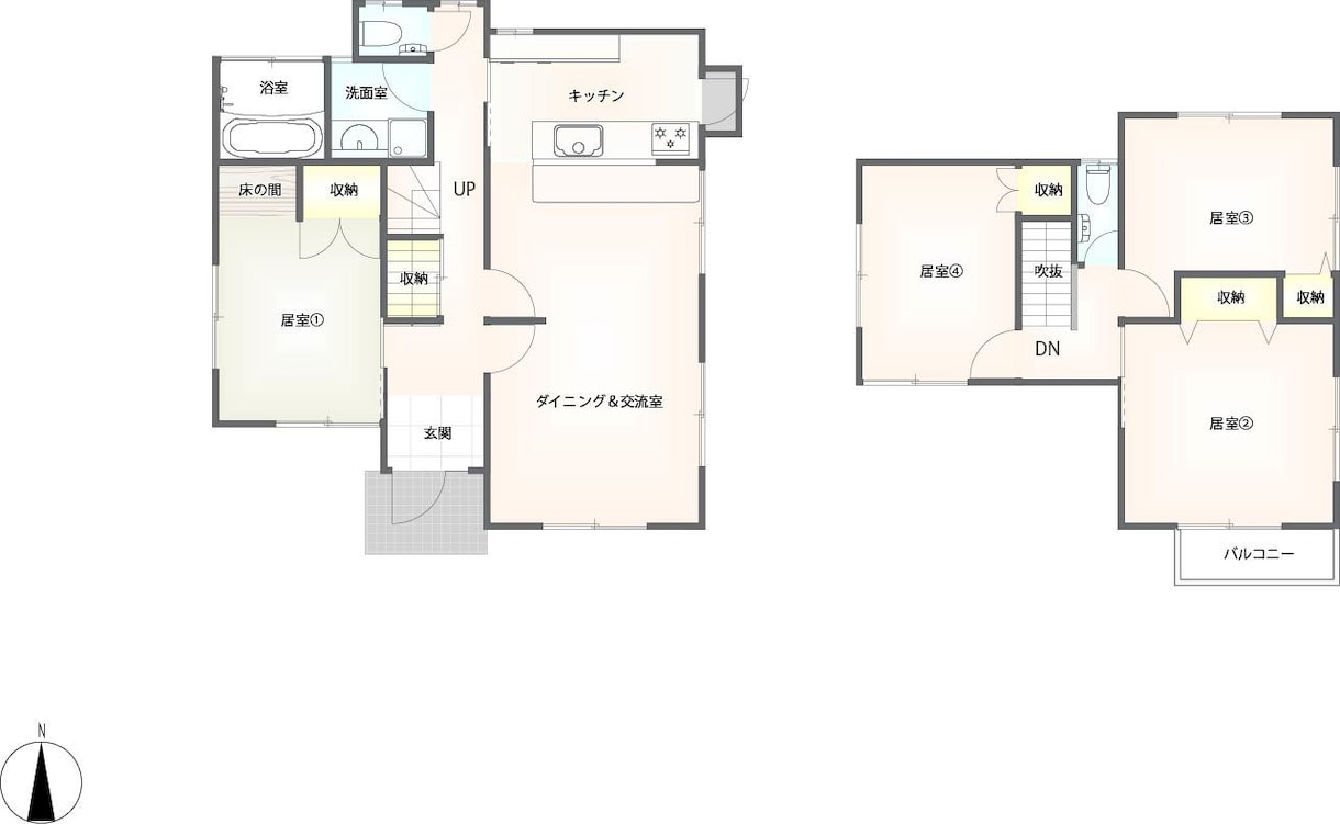 3D CADソフトを使い正確な図面にトレ－スします 広告用に間取り図作成（トレ－ス）します イメージ5