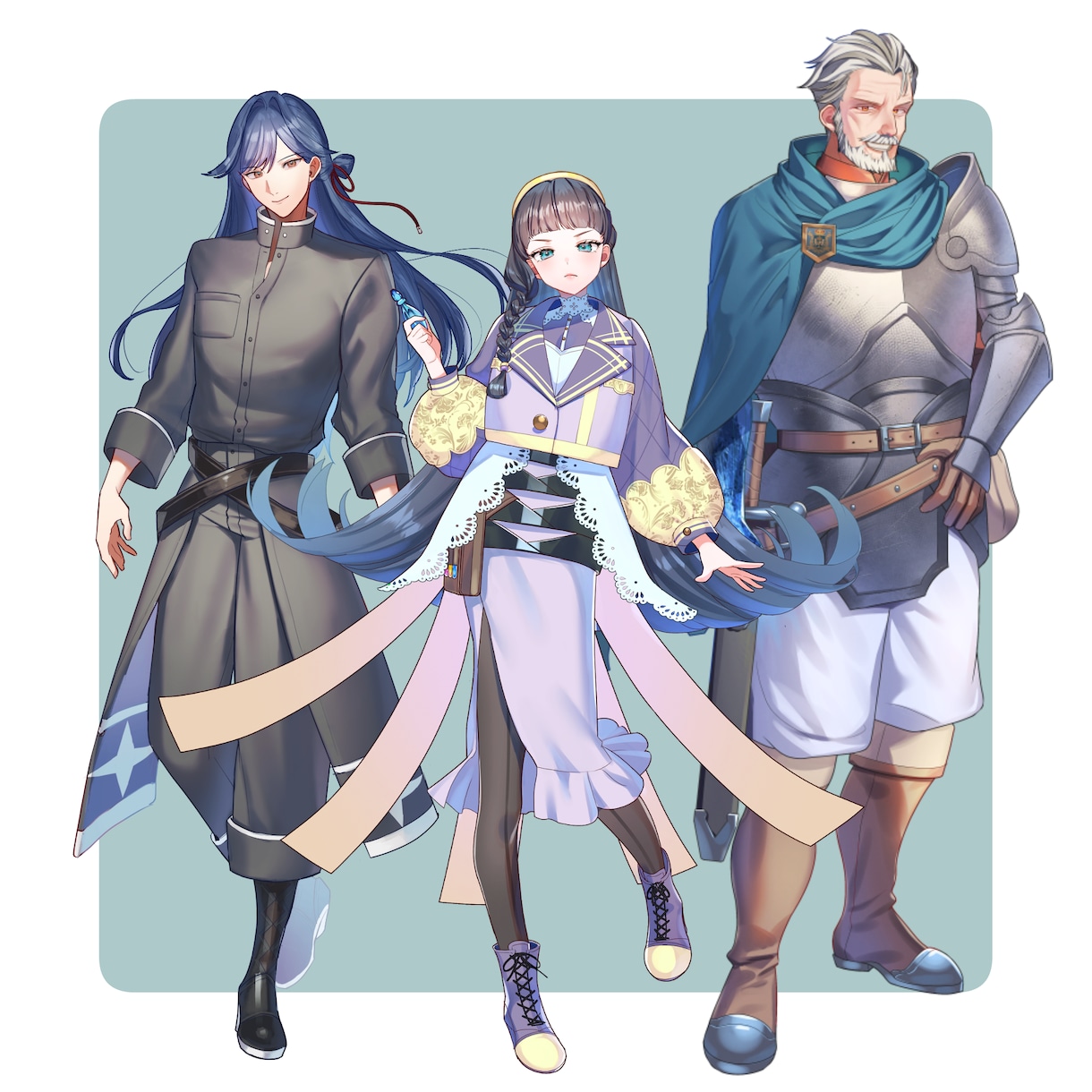 TRPG・配信などに！▼立ち絵イラスト 描きます ファンタジーや現代服が得意です！ イメージ8