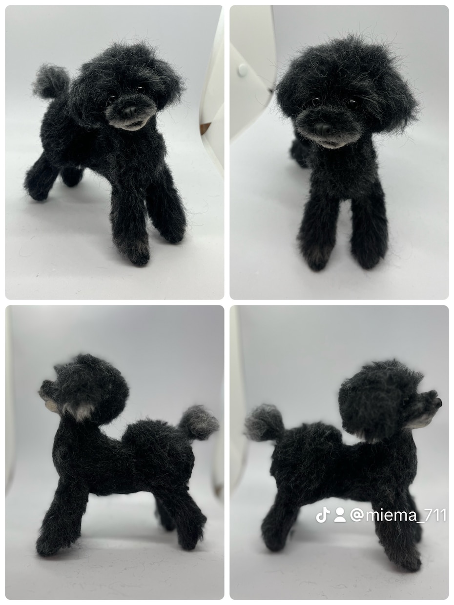 羊毛フェルトで作るリアルな犬の制作方法になります 愛犬さんを羊毛フェルトで作ってみませんか？ イメージ5