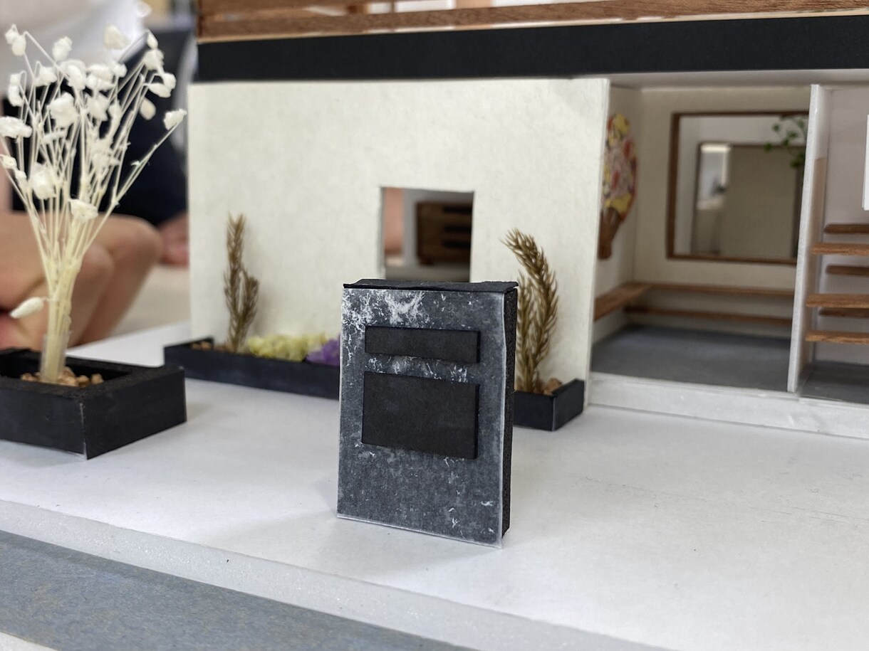 建築学生の1/50の模型を作ります インテリアの提案をして頂ければ簡素に仕上げます1つ500円 イメージ5