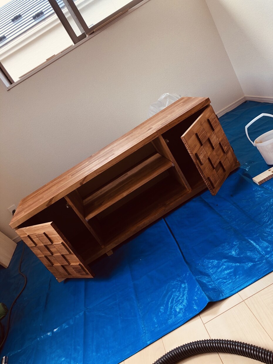 何十年と使えるオシャレなTV台を現役大工が造ります 長寿オシャレ家具を現役大工(8年目)が心を込めて造ります イメージ2