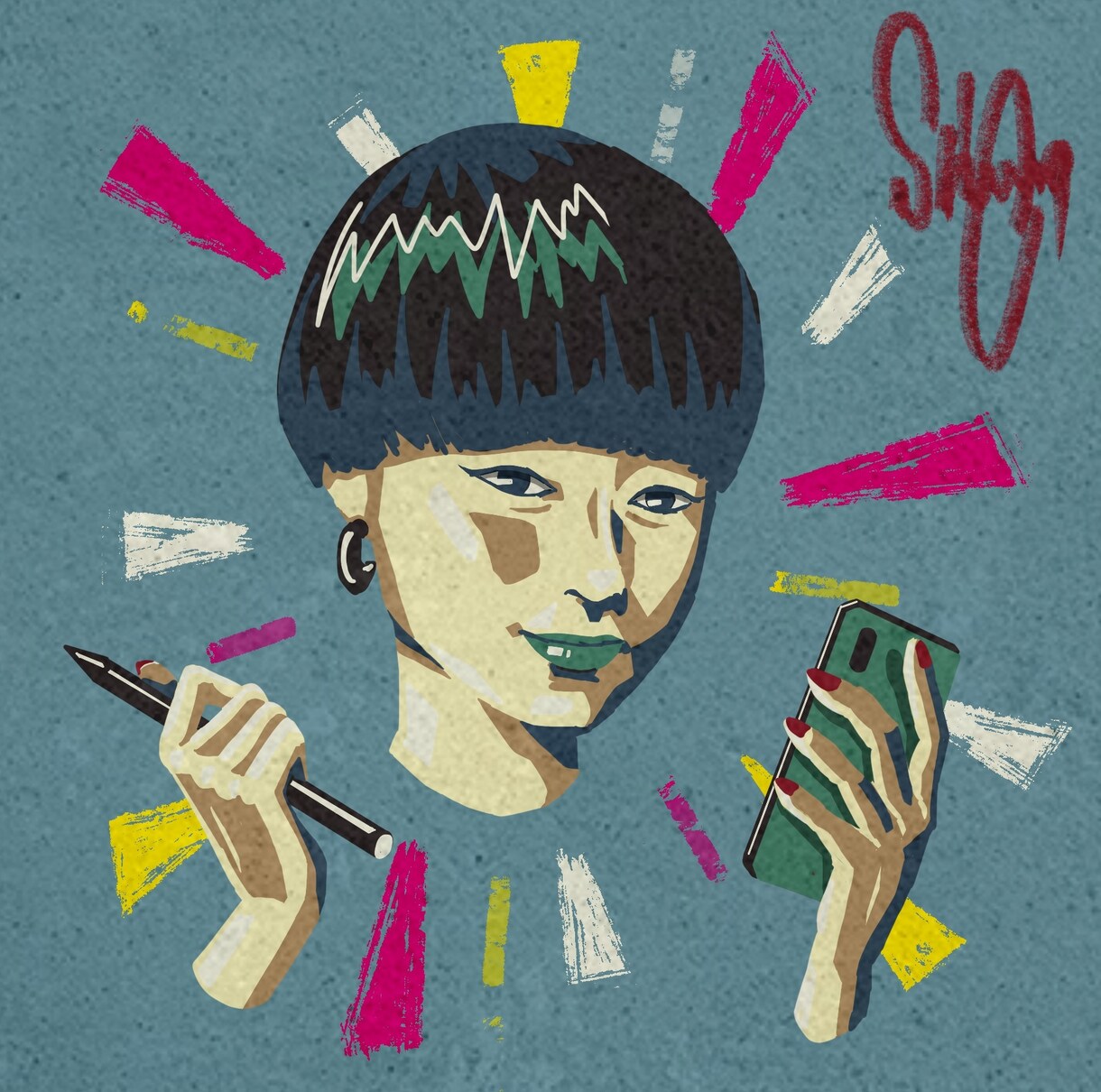 ストリートアート風のイラスト作成いたします ストリートアートやグラフィティ風のイラストを作成いたします。 イメージ3