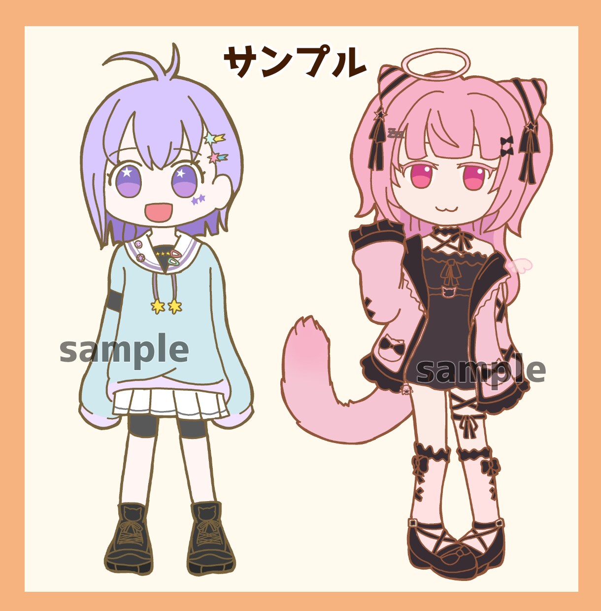 ポップでかわいいデフォルメキャラお描きします 商用利用可☆グッズやSNS運用、配信などにお使いいただけます イメージ5
