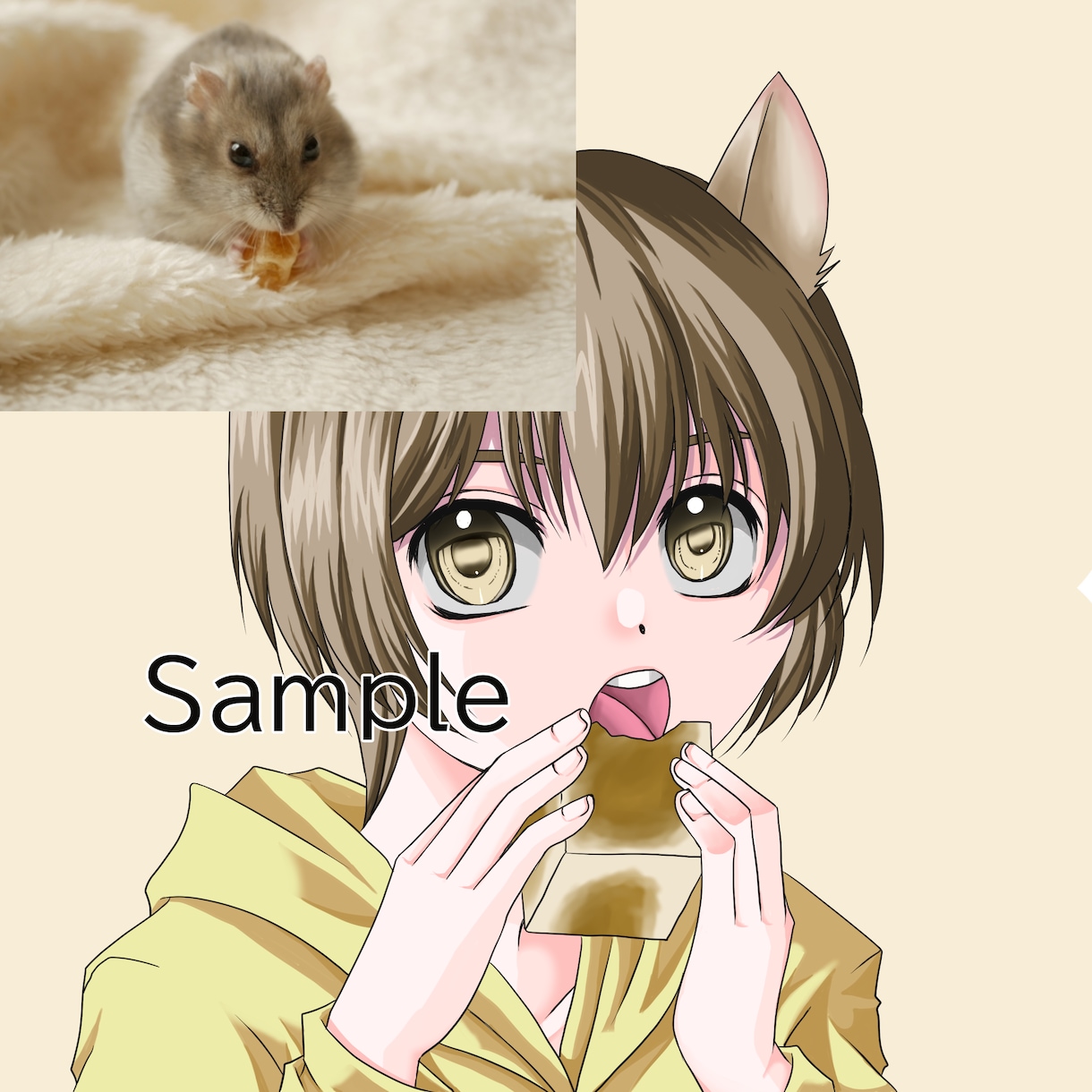 貴方の家族の動物(ペット)を擬人化イラストにします 短納期！修正5回まで無料でお届け致します！ イメージ5