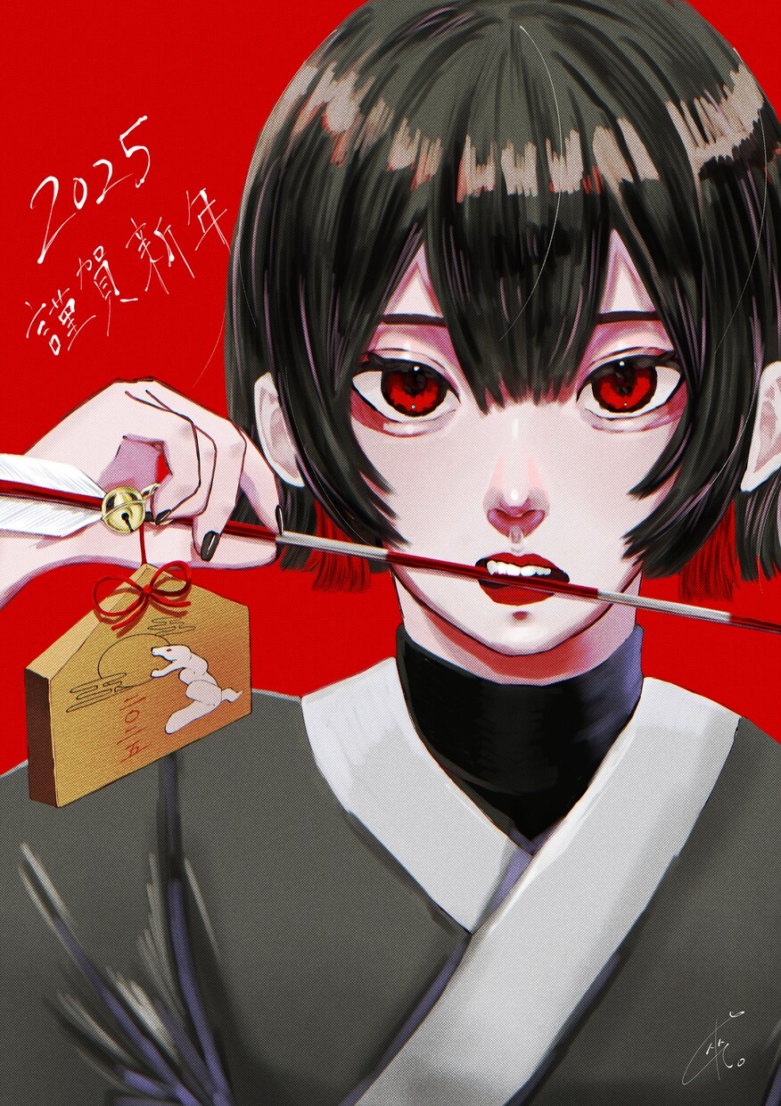 世界観重視｜SNS活動向けイラスト制作します 中性的・ダーク・可愛い雰囲気が好きな方へ イメージ4