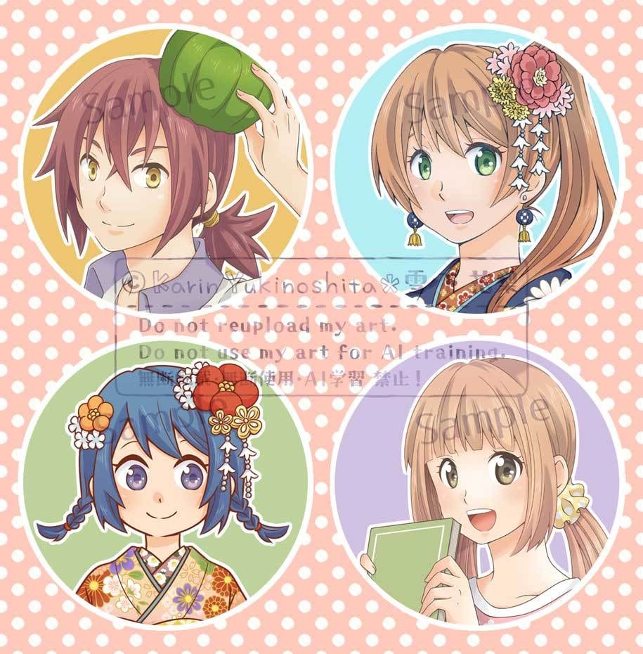 キャラクターアイコンを制作致します 商用可◆SNS・ブログ・webサイト等のアイコンに！ イメージ3