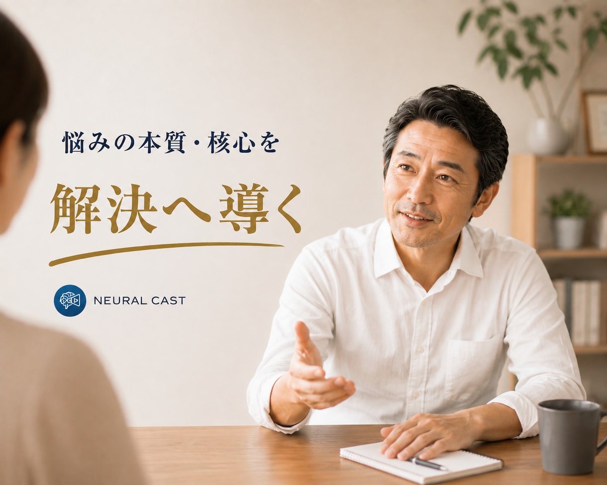 悩みの本質・核心を見極め、解決へ導きます 複数の思考法 × 実務経験 による分析・判断 イメージ1