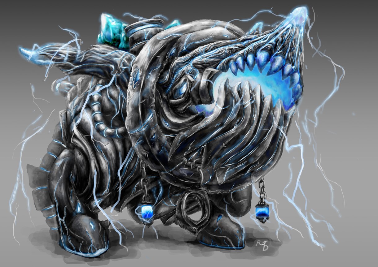 ゲームモンスターコンセプトアート、イラスト描きます ゲームのモンスターのイラスト、コンセプトアートを描きます。 イメージ5