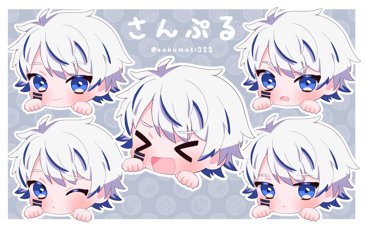 デフォルメで1枚絵、アイコン、ヘッダー作成します もちもちかわいい絵を描くのが得意です！ イメージ8