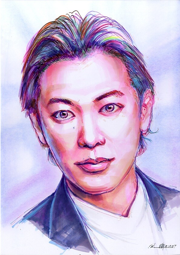 リアル系似顔絵を作成できます アートとしてご本人の本質を的確に表現します イメージ5