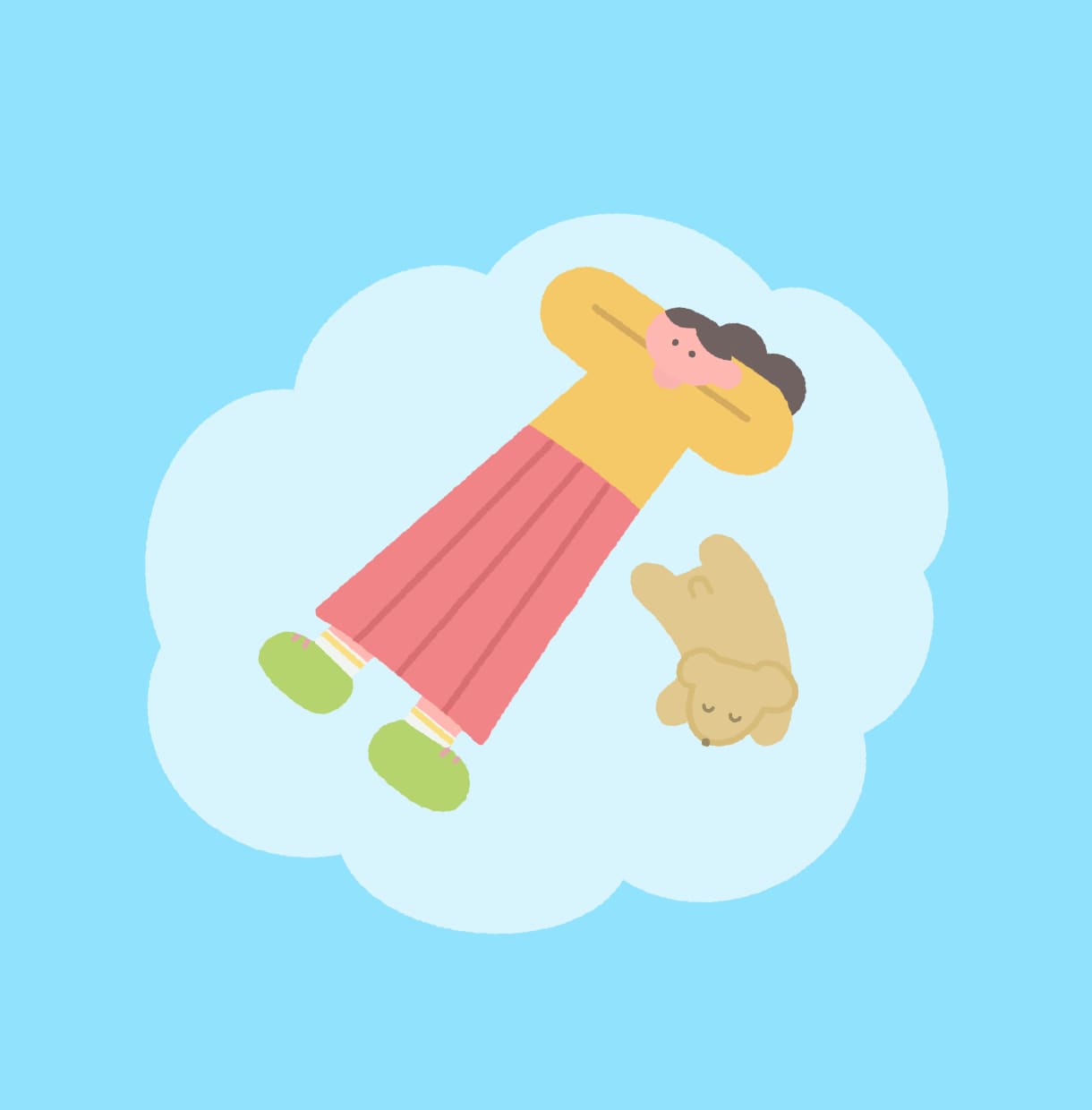 ゆるふわ♡ペットとあなたのアイコンイラスト描きます インスタなどSNSプロフに！シンプルなデフォルメイラスト イメージ9