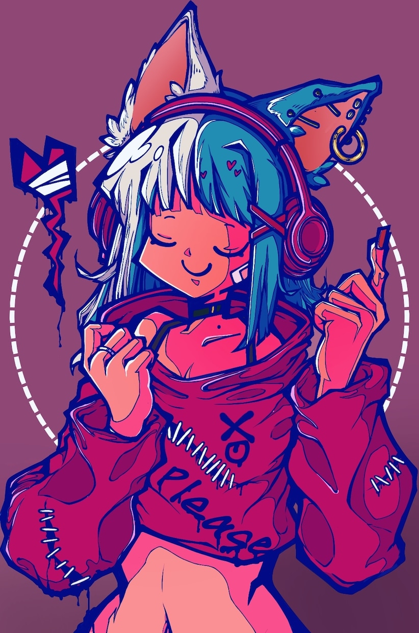 ポップなテイストでご希望のイラストをお描きします あなたのお好みに沿ったイラストをご提供！✨ イメージ5