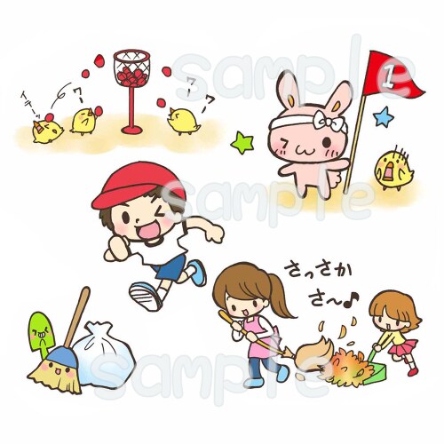 可愛いミニキャラ似顔絵描きます 可愛いポーズの似顔絵　アイコン、名刺、SNS投稿などに♪ イメージ4