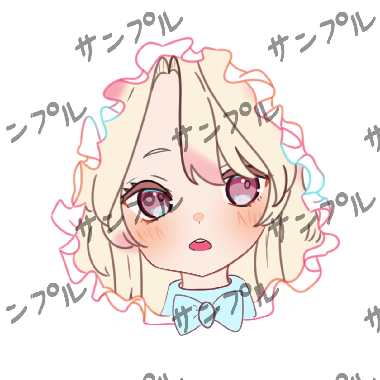 VRCユーザー向けキャラクターアイコンを作成します VRCユーザー向けキャラクターアイコン イメージ3