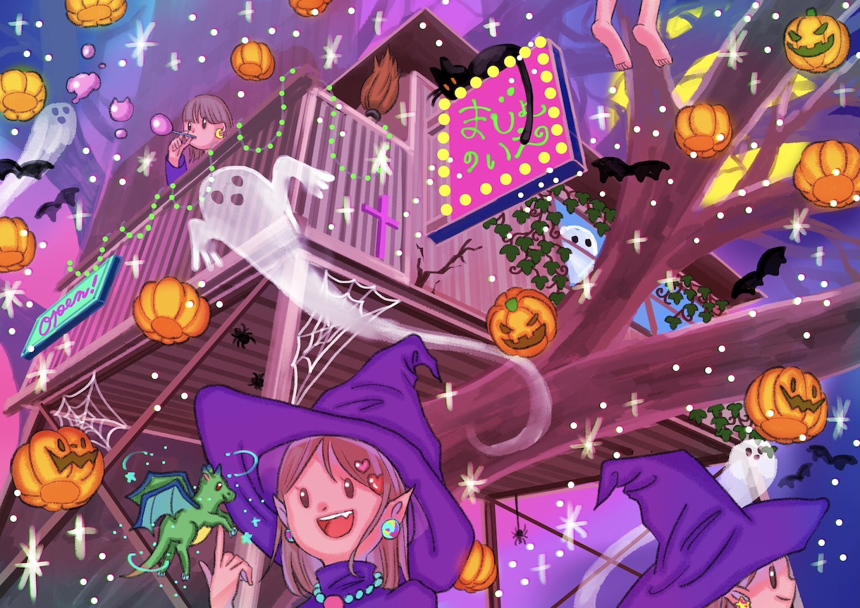 商用利用OKイラストレーターがイラストを描きます ブログやSNSの記事にピッタリ！ポップで明るいイラスト イメージ3