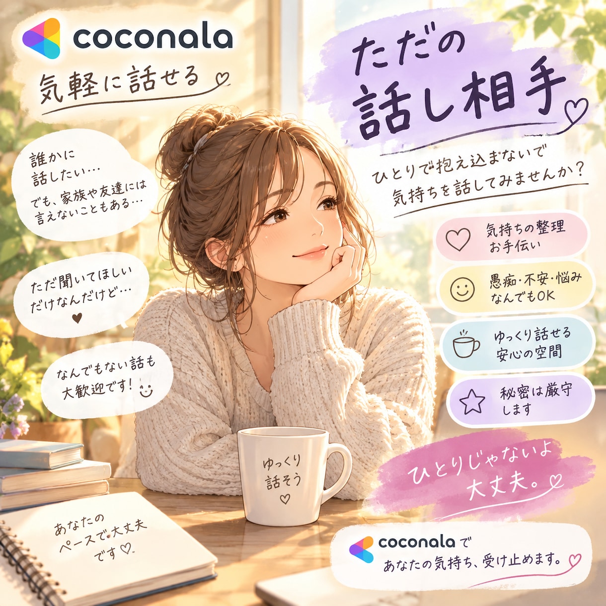 色んな話聞きます 少しでもも笑ってもらえれば！！ イメージ1