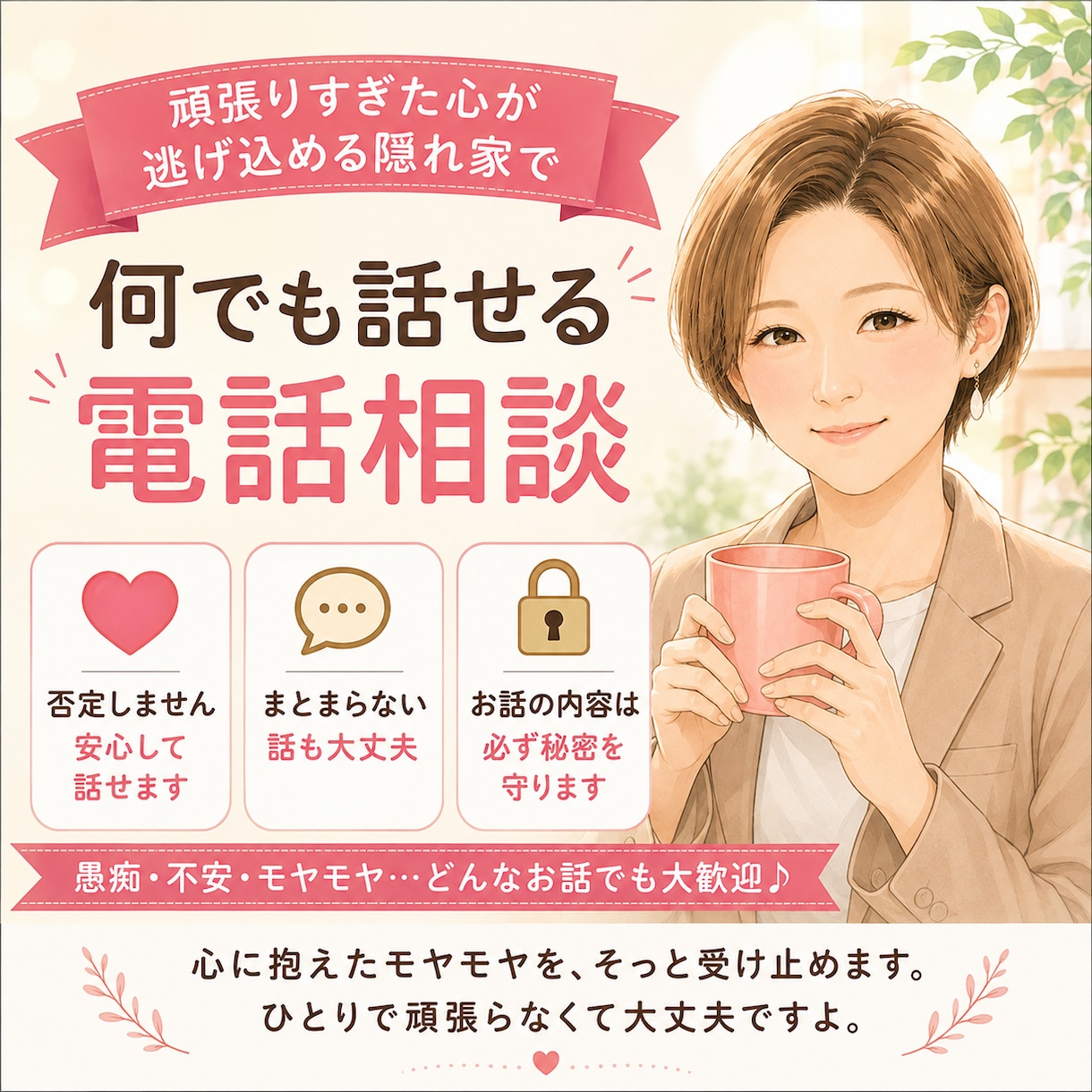 頑張りすぎた心が逃げ込める隠れ家で、何でも聞きます バーで5年、たくさんの本音を聞いてきました。雑談も大歓迎♪ イメージ2