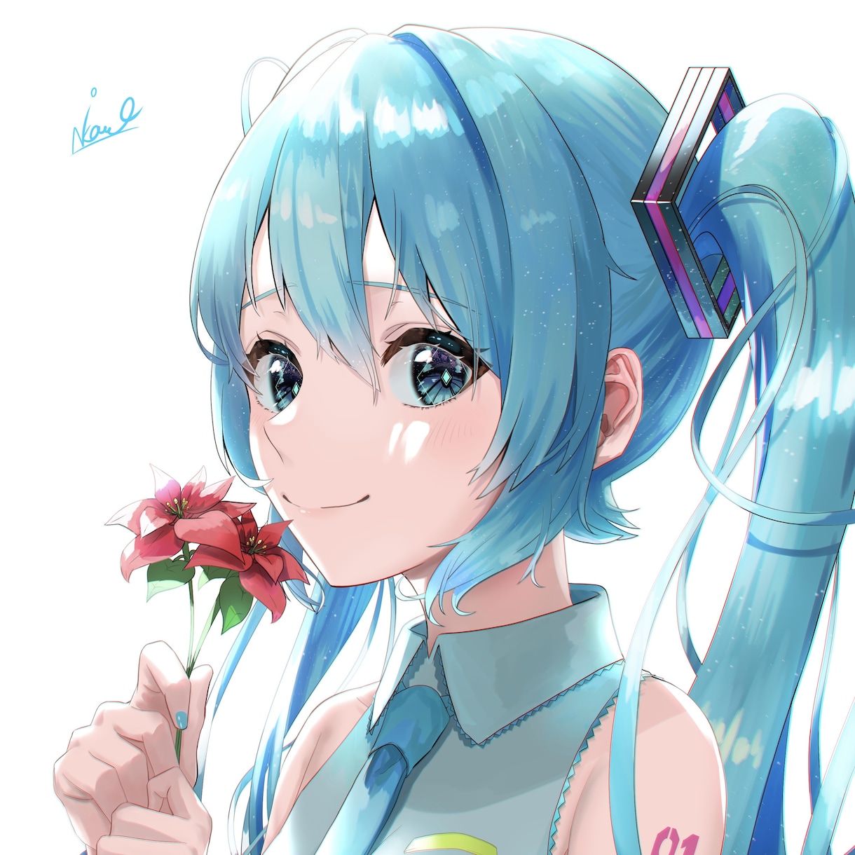アイコン・サムネ用・ボカロ曲イラスト制作します 誰よりも可愛い女の子をお届けします！ イメージ5
