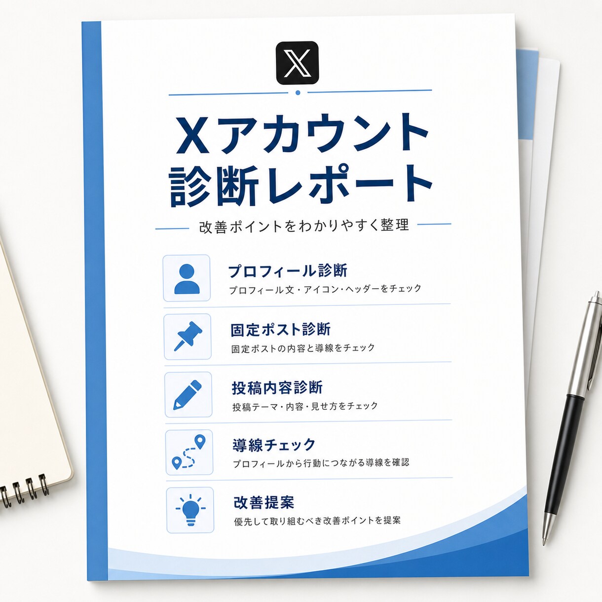 Xアカウントを診断・改善案を提案します 反応が増えない原因をプロ目線で整理 イメージ3