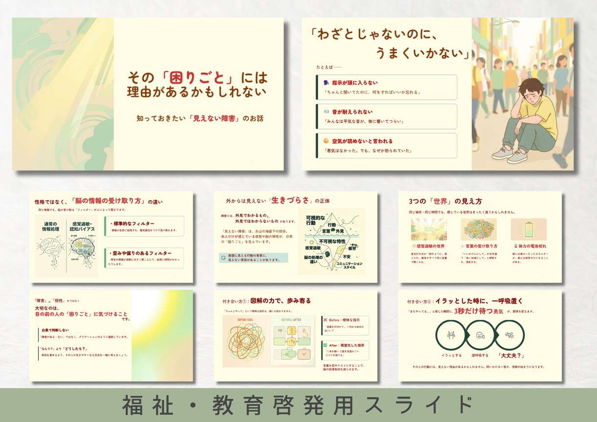 教育・福祉の想いを形に。伝わる資料や図解を作ります 【先着3名】現役広報が資料やマニュアルを優しく図解します イメージ3