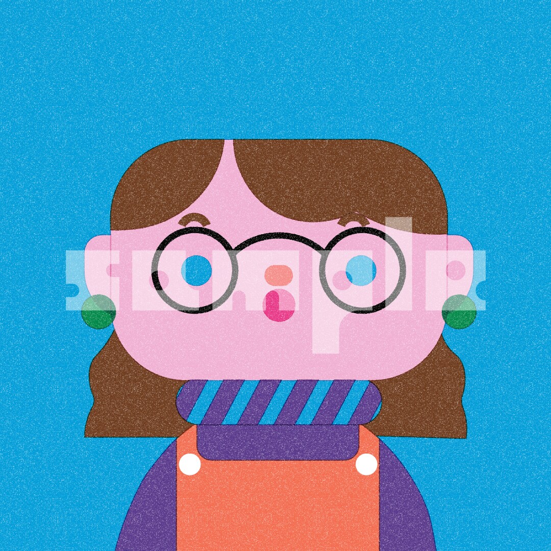 シンプルでかわいいSNSアイコンイラストを描きます あなたのイメージをシンプルでかわいいアイコンにします。 イメージ8