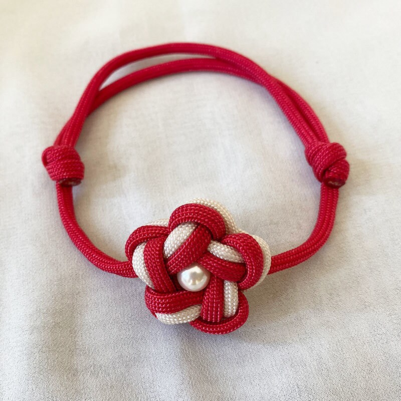 パラコード/可憐な花首輪 4♡ 販売します わんこ・ニャンコに重くない首輪はいかがですか？ イメージ6