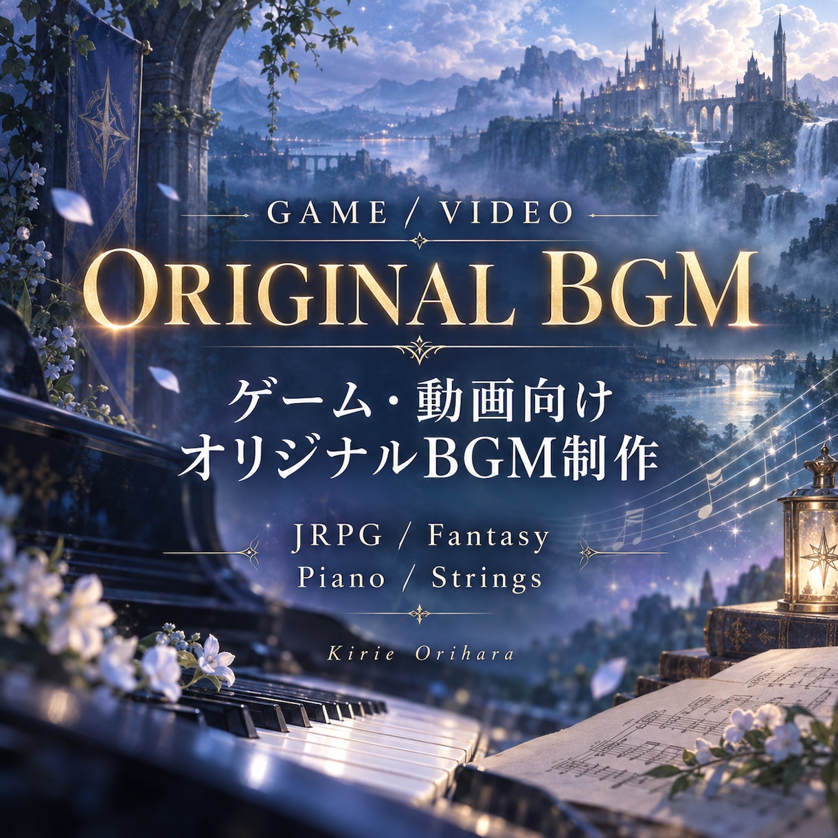 ゲーム・動画向けのオリジナルBGMを制作します 物語や情景に寄り添う音楽を丁寧に制作します イメージ1
