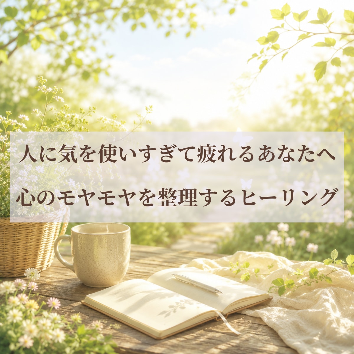 人に疲れやすい繊細な心をゆるめるヒーリングします 周りの感情に疲れた心をゆるめ、自分を大切にするサポート イメージ1