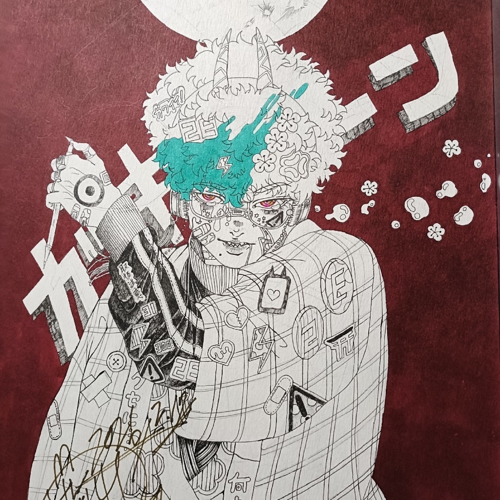 昔風のような個性的な絵を描きます アナログならではの絵をここに!観賞用の原画やデータなど! イメージ7