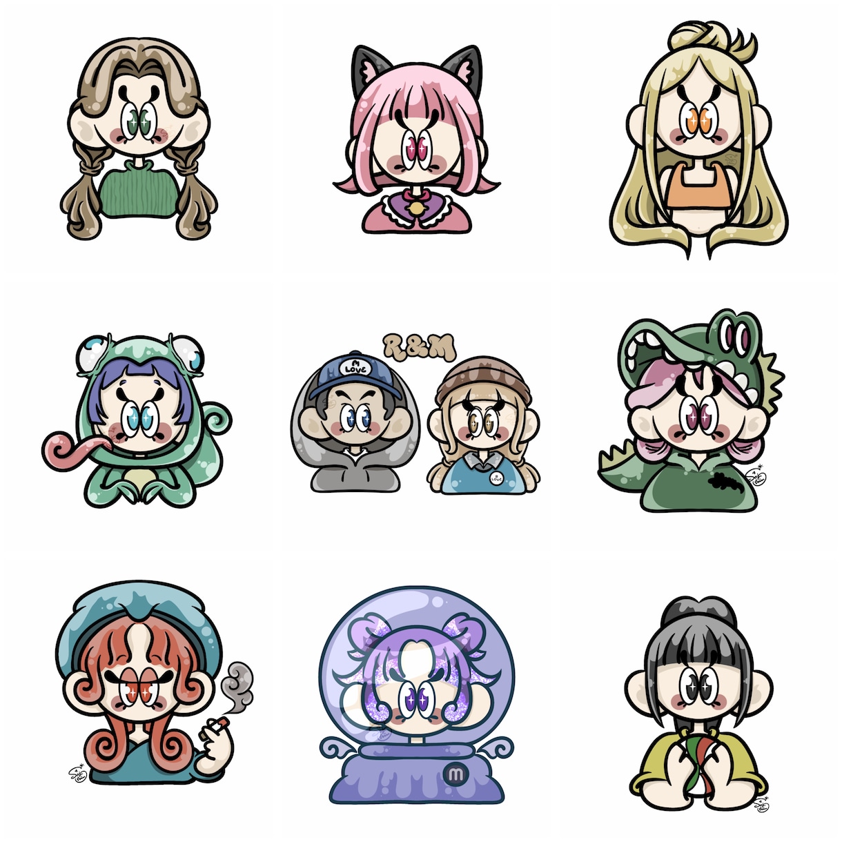 個性的なPOPアイコンお描きします 好きを詰め込んだ個性的なイラストが好きな方へ！ イメージ1