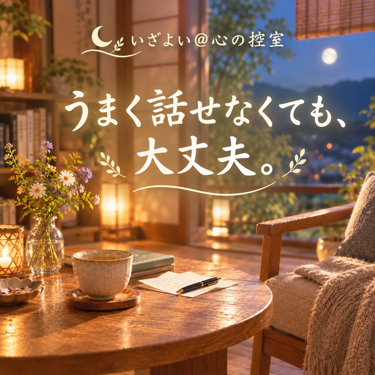 悩み相談・話し相手、支える側のあなたの話を聴きます 〇 話してリラックス　安心感をお届けします 〇 イメージ2