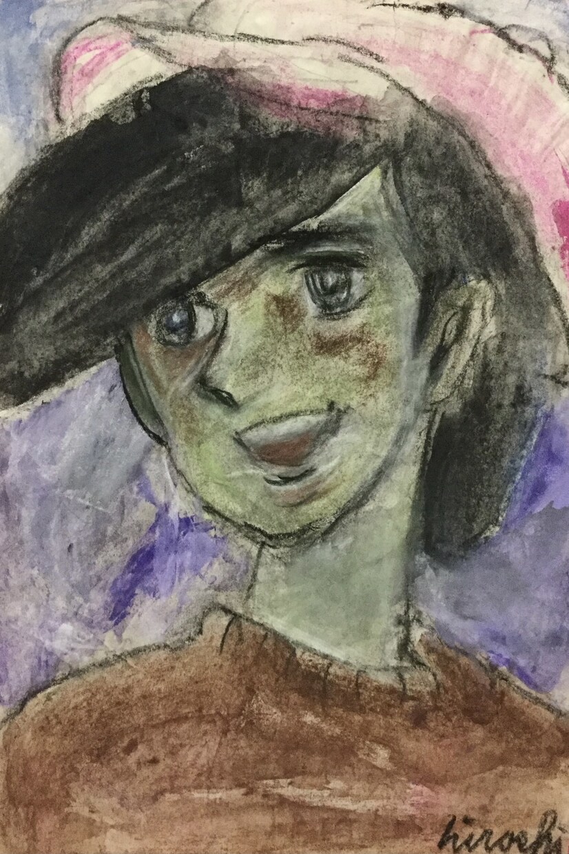 モディリアーニ風の洋画タッチで似顔絵描きます sns,オークションサイト等で過去200点近く絵を売りました イメージ8