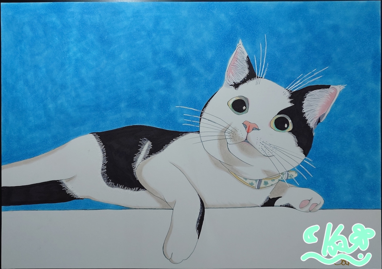 手描きで似顔絵お描きします お祝いや記念に！水彩絵の具やコピックで温かみのある似顔絵⭐︎ イメージ1