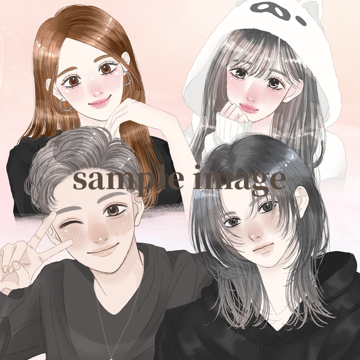 商用OK♡SNSで映えるかわいいイラスト描きます 企業実績あり◎美容・配信・歌ってみたに イメージ7