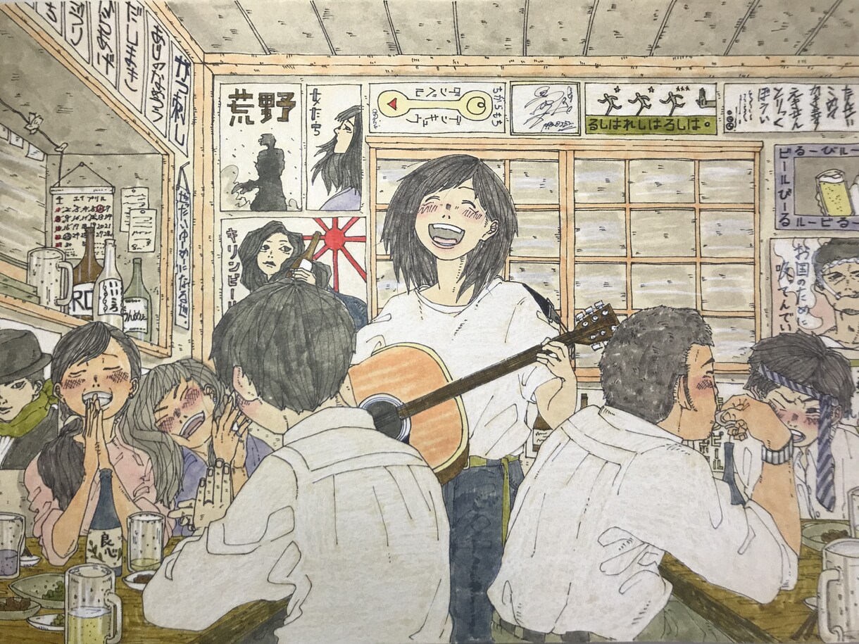 人間味溢れる人物イラストを描きます イラストで幸せをお届けします！！ イメージ1