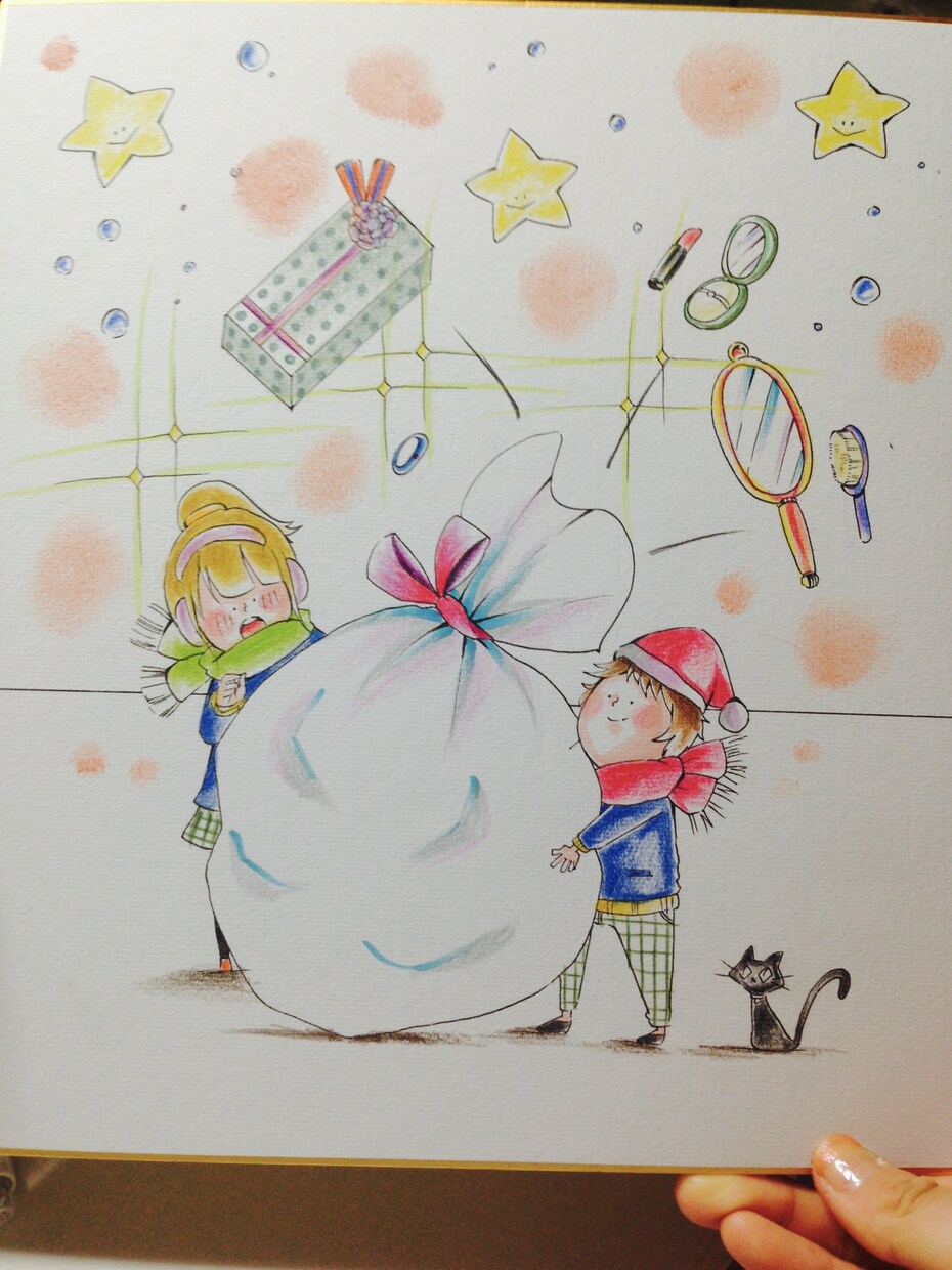 色紙で！素敵なアナログイラスト作成します あなたのご要望に寄り添います！(可愛い・綺麗 etc… イメージ3