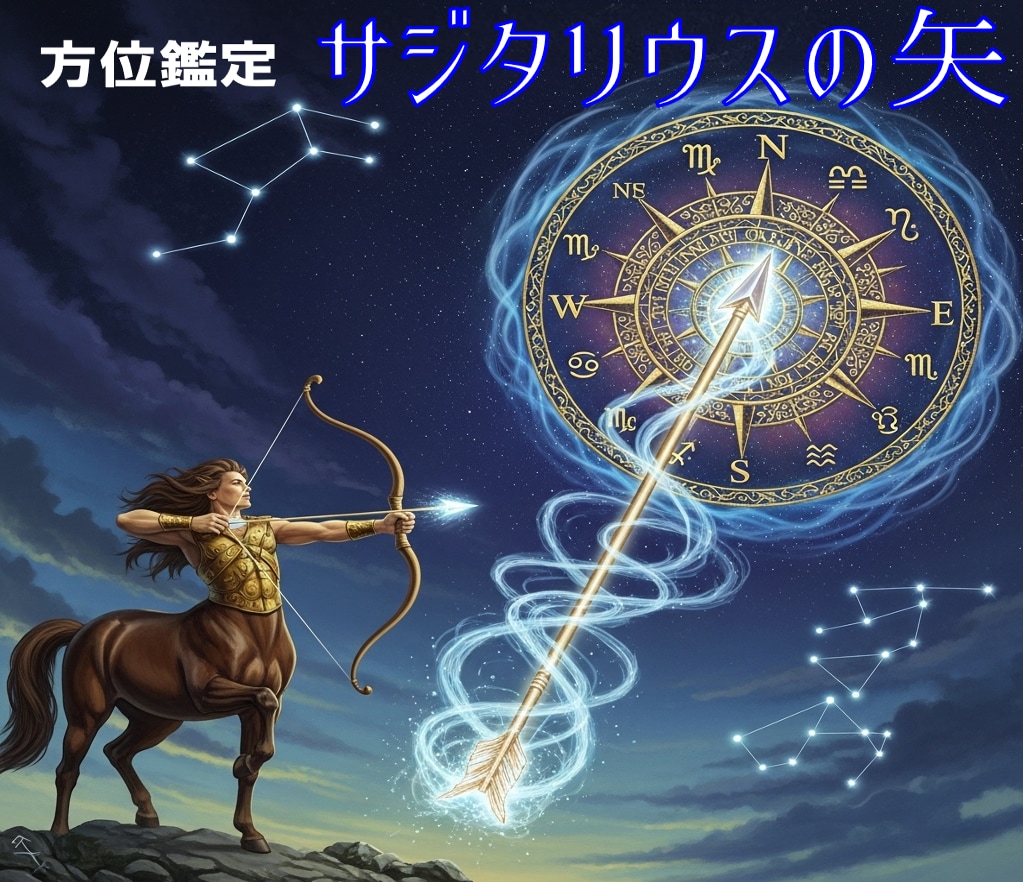 サジタリウスの矢（奇門遁甲）で方位の吉凶を占います サジタリウスの矢：あなたの望みを射抜く開運方位術 イメージ1