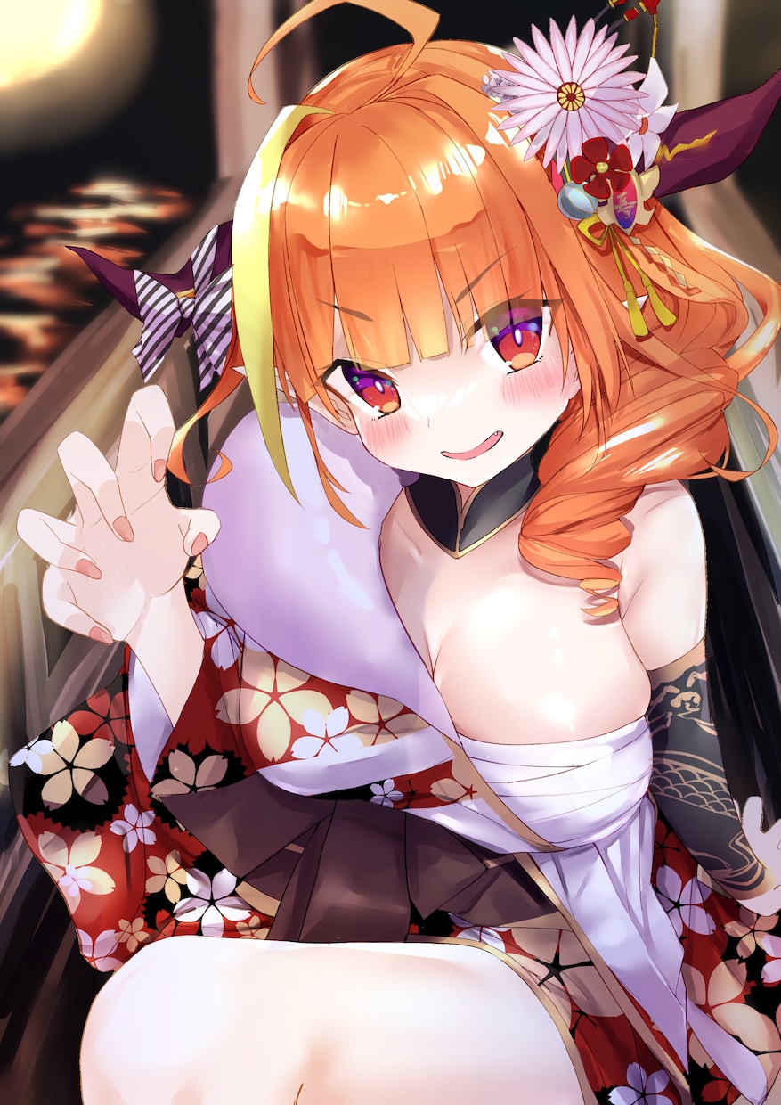 かわいい和服キャラクターイラスト描きます キャラクターのセクシーな感じや、かわいい感じを描きます！ イメージ6