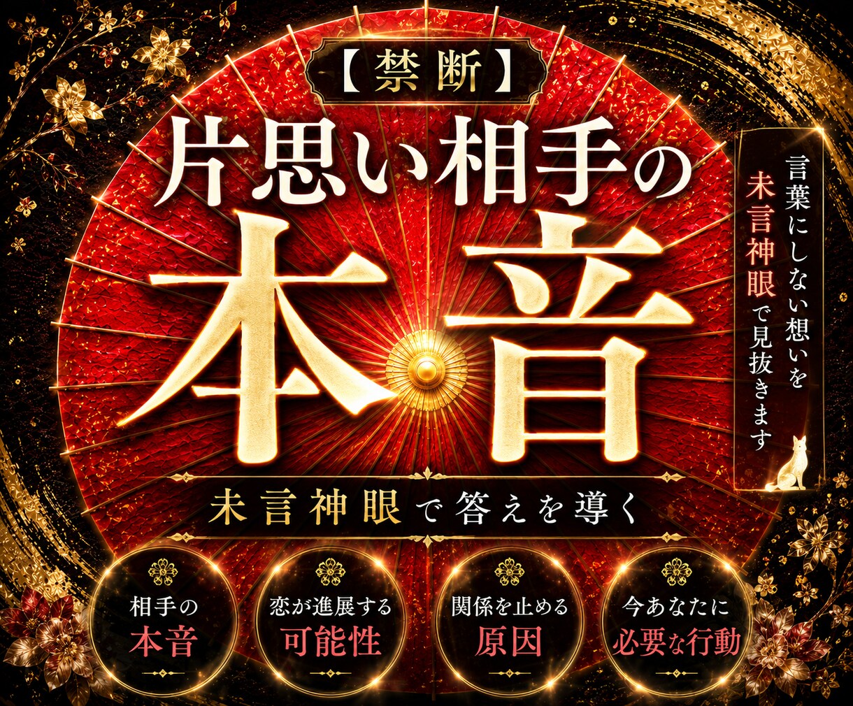 恋結び霊視♦︎あなたへの想いと相手の本音を視ます 片想い、復縁、音信不通、進まない恋に苦しむあなたへ イメージ1