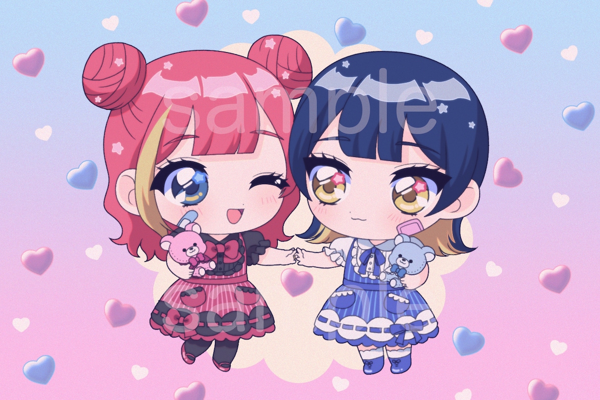 ミニキャライラストお描きします かわいいミニキャライラスト、アイコンお描きします！ イメージ4