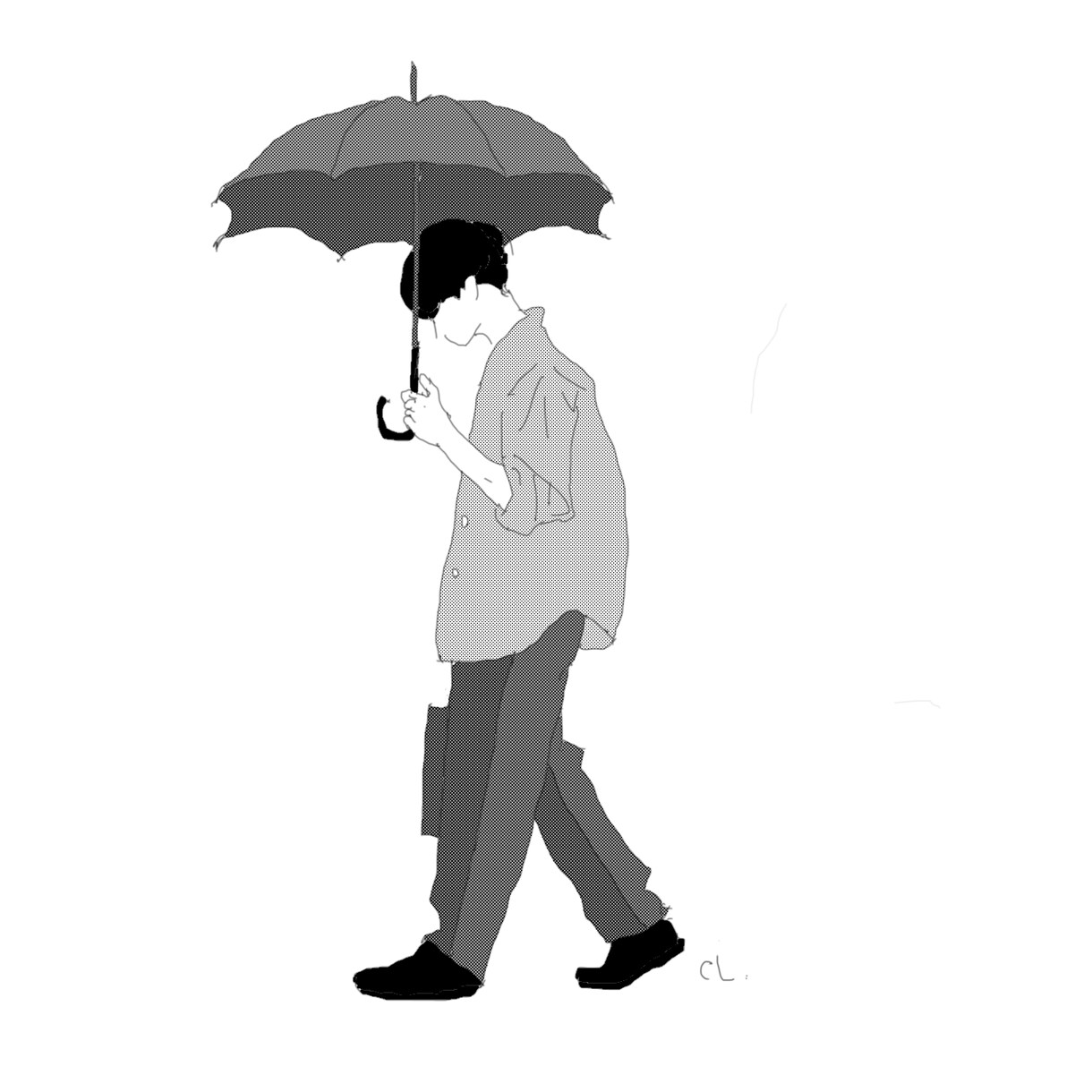イラストにします 人物画をシンプルなイラストにします イメージ8