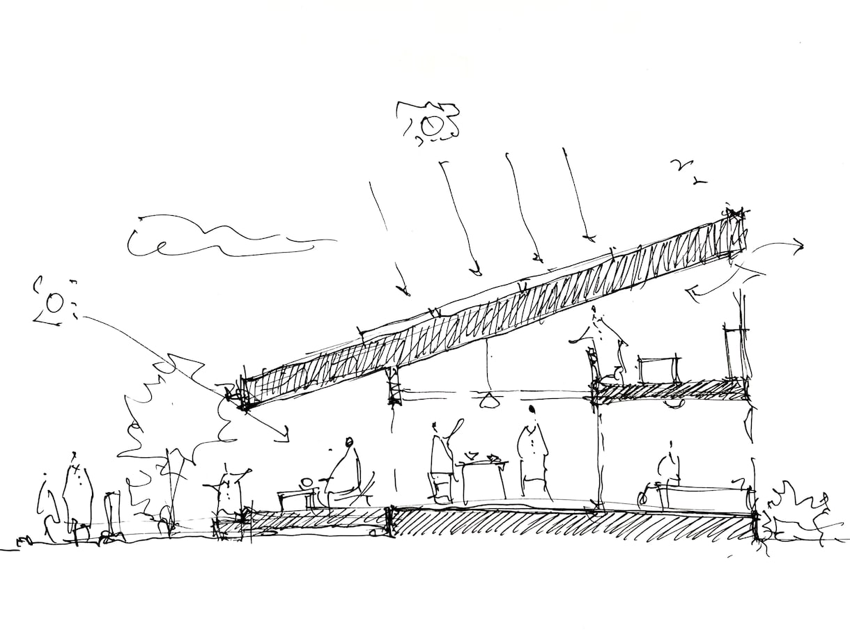 ラフスケッチを描きます デザイン賞を多数受賞したデザイナーが空間を豊かに創造します イメージ7