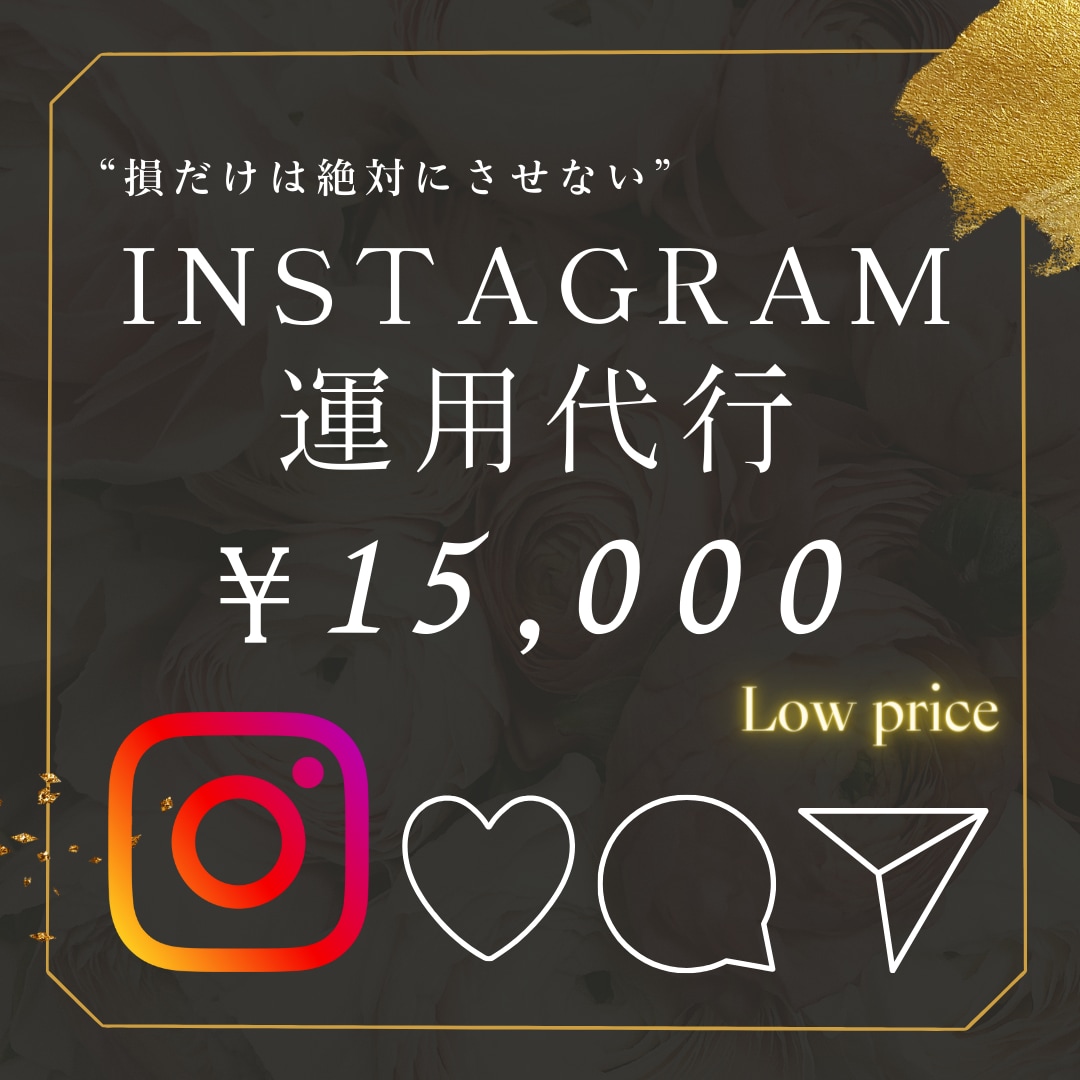 Instagramの運用代行を破格でお請けします 損をさせないInstagram運用代行者！ イメージ1