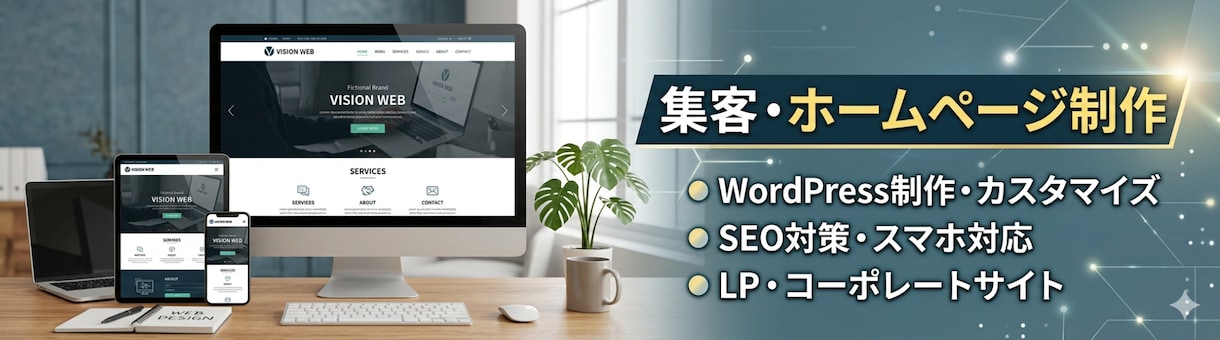 高品質なホームページを作成します シンプル/SEO/ホームページ/おしゃれ/スタイリッシュ イメージ1