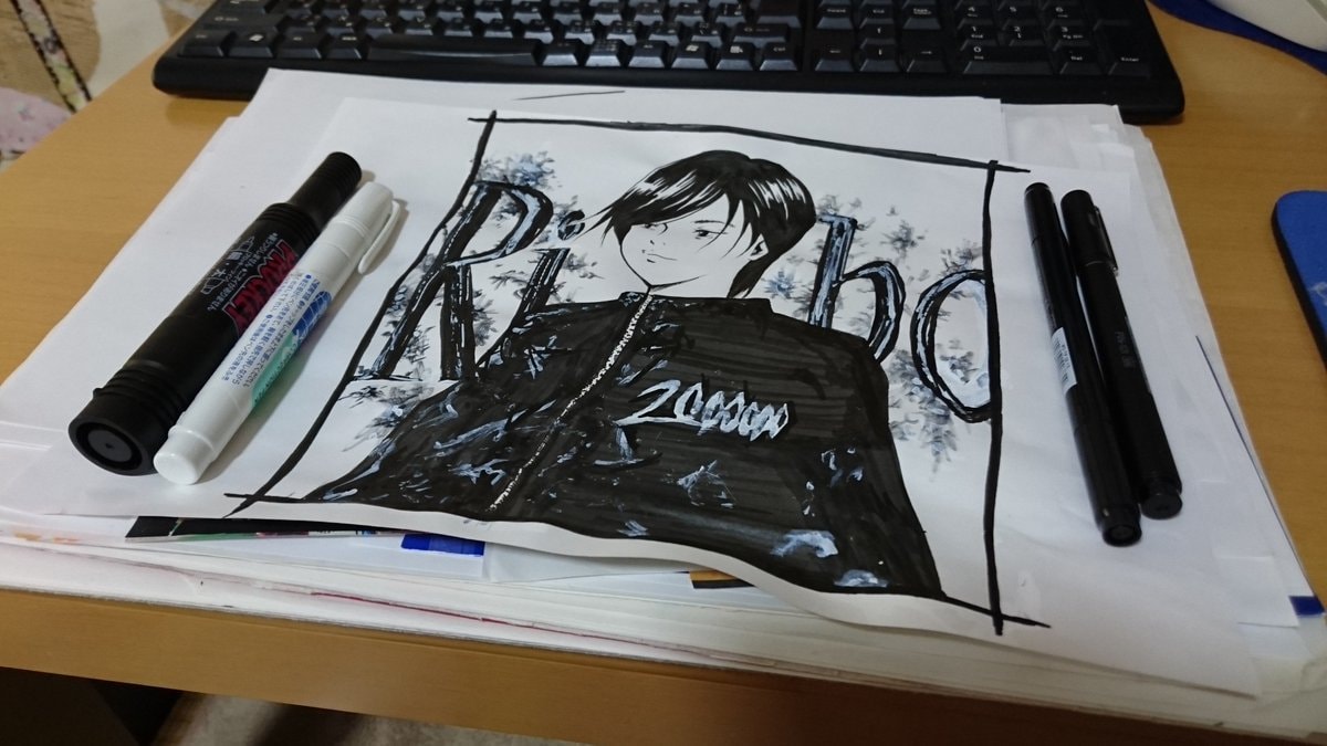 ジョジョ風のイラストなど描きます 色んなタッチのイラストを描きます(*´∀｀*) イメージ5
