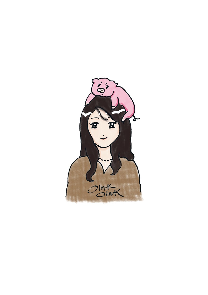 似顔絵・のっけてイラストを描きます 頭に好きなものを乗せた似顔絵のイラストです イメージ3